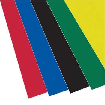 Flipside Products Foam Board, Assorted Colors, 20" x 30", Pack of 10