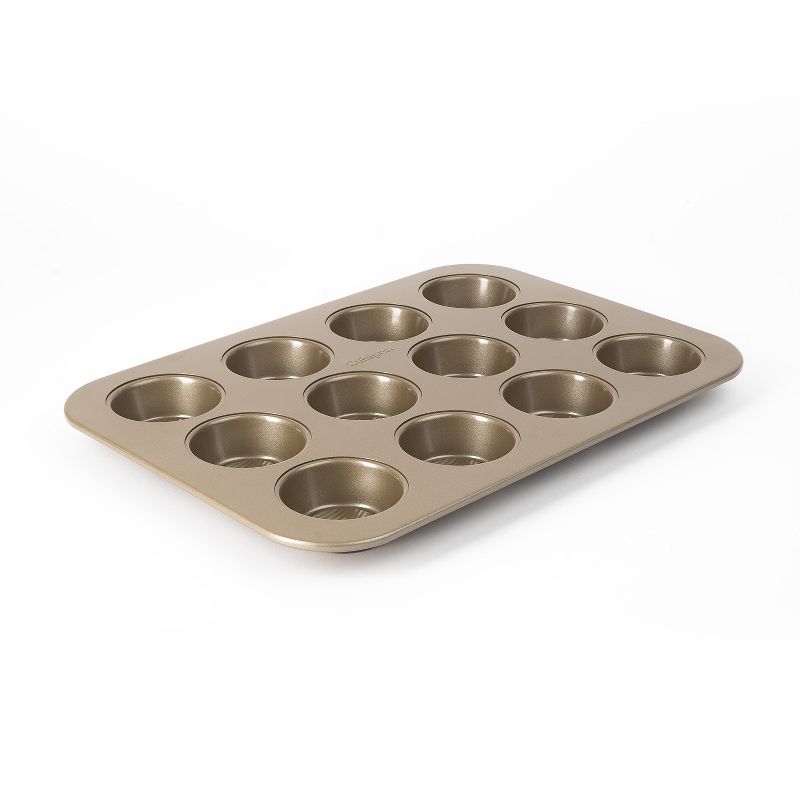 Cuisipro 12-Cup Steel Nonstick Muffin Baking Pan, 2 of 6