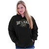 Santa Monica CA Surfing Skeletons Hoodie Sweatshirt Women Men Brisco Brands - 3 of 4