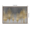 Amanti Art Gold Forest on Gray by Kate Bennett Canvas Wall Art Print Framed 23 x 16-in. - 4 of 4