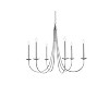 Elegant Lighting Cohen 42 inch chandelier in Chrome - 3 of 4
