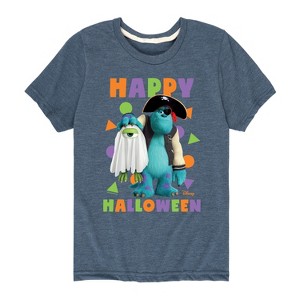 Boys' - Monsters, Inc. - Sulley and Mike Happy Halloween Costumes Short Sleeve Graphic T-Shirt - 1 of 4