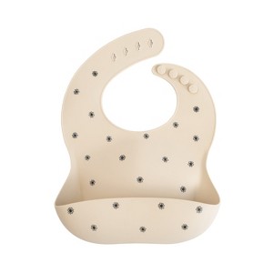 Mushie Silicone Baby Bib - 1 of 4