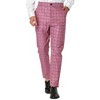 Lars Amadeus Men's Business Plaid Casual Slim Fit Checked Dress Trousers - 2 of 4