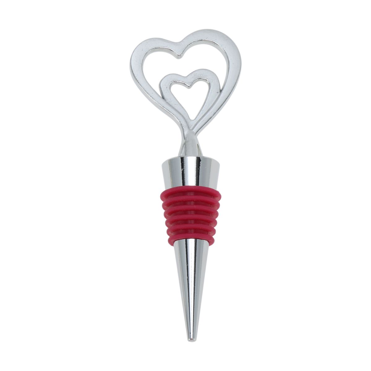 Unique Bargains Double Heart Stopper Aluminum Alloy TPE 4.37"x1.89"x0.79" 1 Pc - thumbnail 10