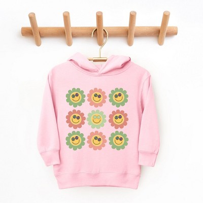 The Juniper Shop Smiley Flowers With Sunglasses Toddler Graphic Hoodie
