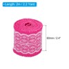 Unique Bargains DIY Wrapping Decoration Soft Burlap Fabric Lace Ribbon 2 Pcs - 2 of 4