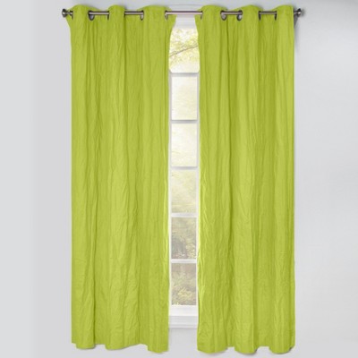50"x84" Blackout Grommet Curtain Panels Spring Green - Crayola