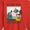 Boys' - Disney - Enjoy The Outdoors Mickey Long Sleeve Graphic T-Shirt - 2 of 4