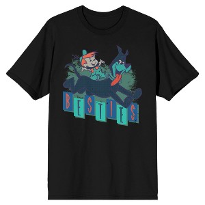 Jetsons Besties Elroy And Astro Men's Black T-shirt - 1 of 1