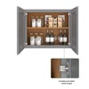 LOVMOR in Plywood Soft-Close Kitchen Wall Cabinet with 2 Doors for Kitchen, Bathroom, Living Room,Study - 3 of 3