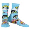 The Powerpuff Girls Socks Women's Blossom Buttercup Bubbles 3-Pack Adult Mid Rise Crew Socks Multicolored - 4 of 4