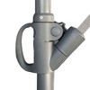 PAGED 10FT Offset Patio Umbrella Outdoor Market Umbrella with Tilt, Crank and 8 Ribs for Garden, Poolside, Base Not Included - 4 of 4