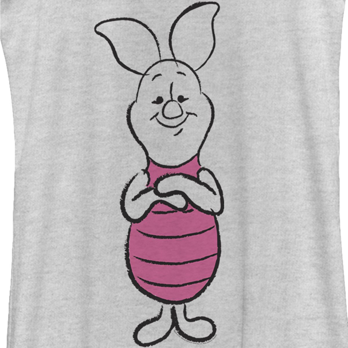 Women's Winnie the Pooh Piglet Sketch Racerback Tank Top - thumbnail 2