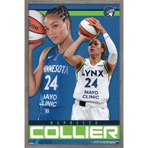 Trends International WNBA Minnesota Lynx - Napheesa Collier 25 Framed Wall Poster Prints - 1 of 4