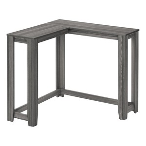 Monarch Specialties Accent Table Console Entryway Narrow Corner Living Room Bedroom Grey Laminate Contemporary Modern - 1 of 4