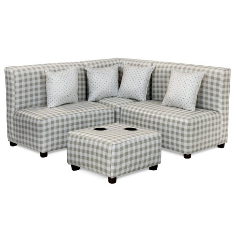 Plaid Modular Sofa - Made & Make