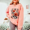 Simply Sage Market Women's Lightweight Garment Dyed Graphic Sweatshirt Rustic Flowers - 2 of 4