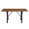 PAGED 70" Dining Table, Modern Kitchen Table with Aluminum Frame, Rectangle Patio Table for Indoor and Outdoor - 2 of 4