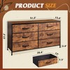 6-Drawer Wide Fabric Dresser and TV Stand, Large Storage Tower Unit with Fabric Bins for Bedroom, Closet, Hallway - 3 of 4
