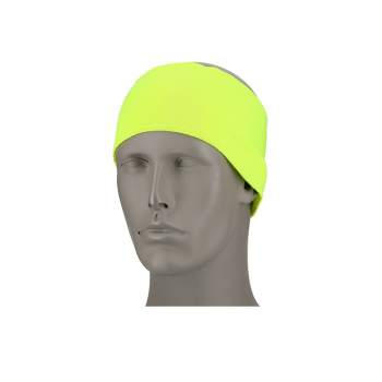 RefrigiWear Flex-Wear Stretch Headband, Hi Vis High Visibility Lime, One Size