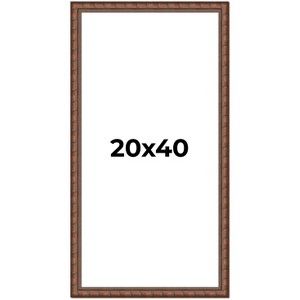 PosterPalooza | 20x40 Modern Bamboo Picture Frame, UV Acrylic, 5 Finishes - 1 of 4