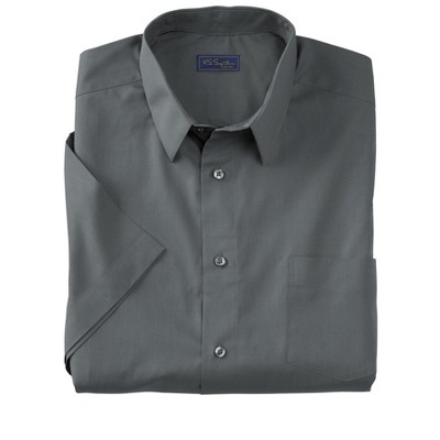 KingSize Men's Big & Tall Tall Wrinkle-Free Short-Sleeve Dress Shirt