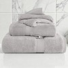 Egyptian Cotton Ultra Plush Quick Dry Towel and Washcloth Set by Blue Nile Mills - 2 of 4