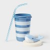 17 fl oz Tumbler with Figural Whale Lid Blue - Sun Squad™ - 2 of 3