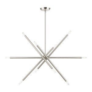 Livex Lighting Soho 10 - Light Chandelier in  Brushed Nickel - 1 of 4