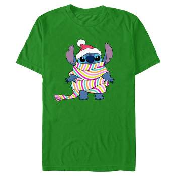 Men's Lilo & Stitch Wrapped in Scarf T-Shirt