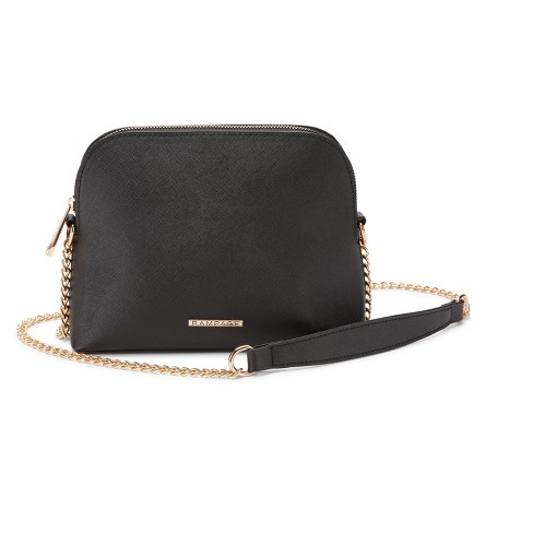 saffiano domed crossbody