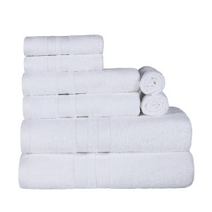Ultra-Soft Cotton Solid Towel Sets by Blue Nile Mills - 1 of 4