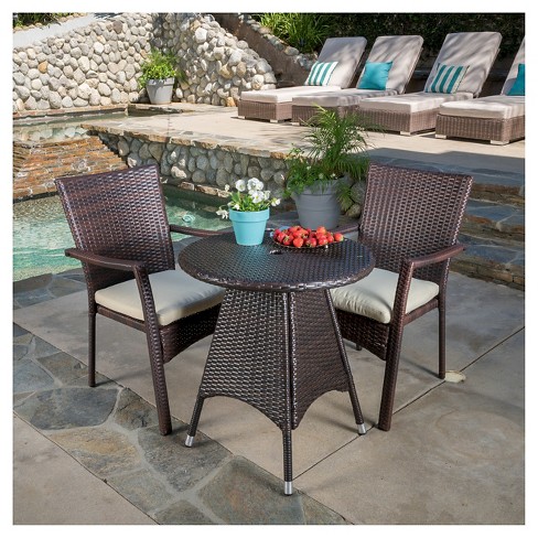 Target 3 piece wicker patio set new arrivals