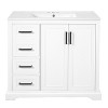 YOOCOZZ 36 Inch Bathroom Vanity with Ceramic Sink, Soft-Close Door, Adjustable Shelf & 3 Drawers, Ample Storage - 2 of 4