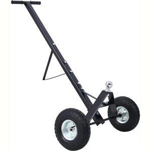 Acekool Trailer Dolly, 600 lbs Capacity, 1-7/8" Ball, 44" Handle, Boat & RV Mover, Easy Assembly, Heavy Duty Steel, White - 1 of 4