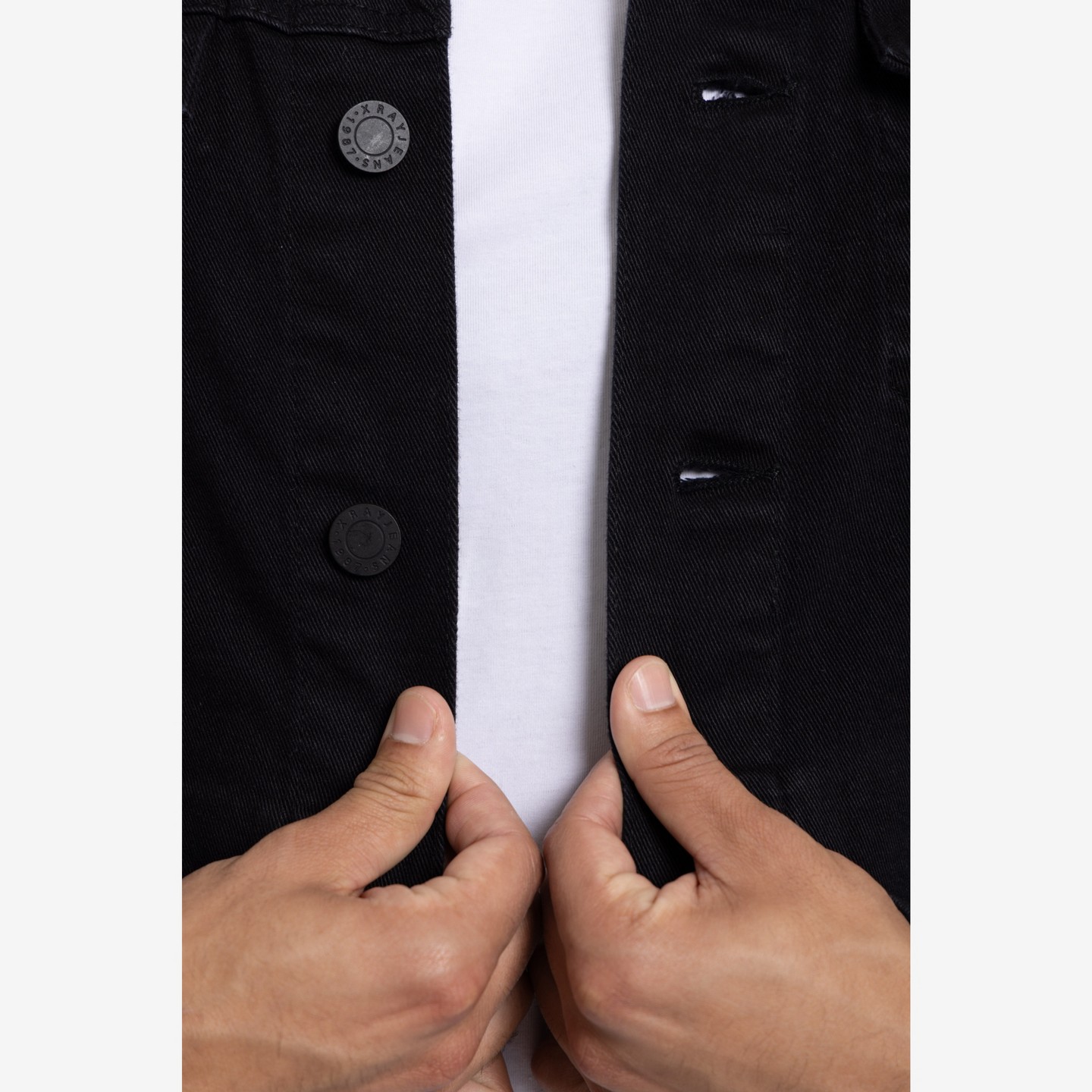 Мужская куртка X RAY Denim Jacket, цвет: Джинсовый — фото 8
