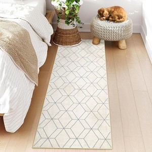 Washable Area Rug for Living Room, Soft Non-Slip Non-Shedding Rug for Bedroom - 1 of 4