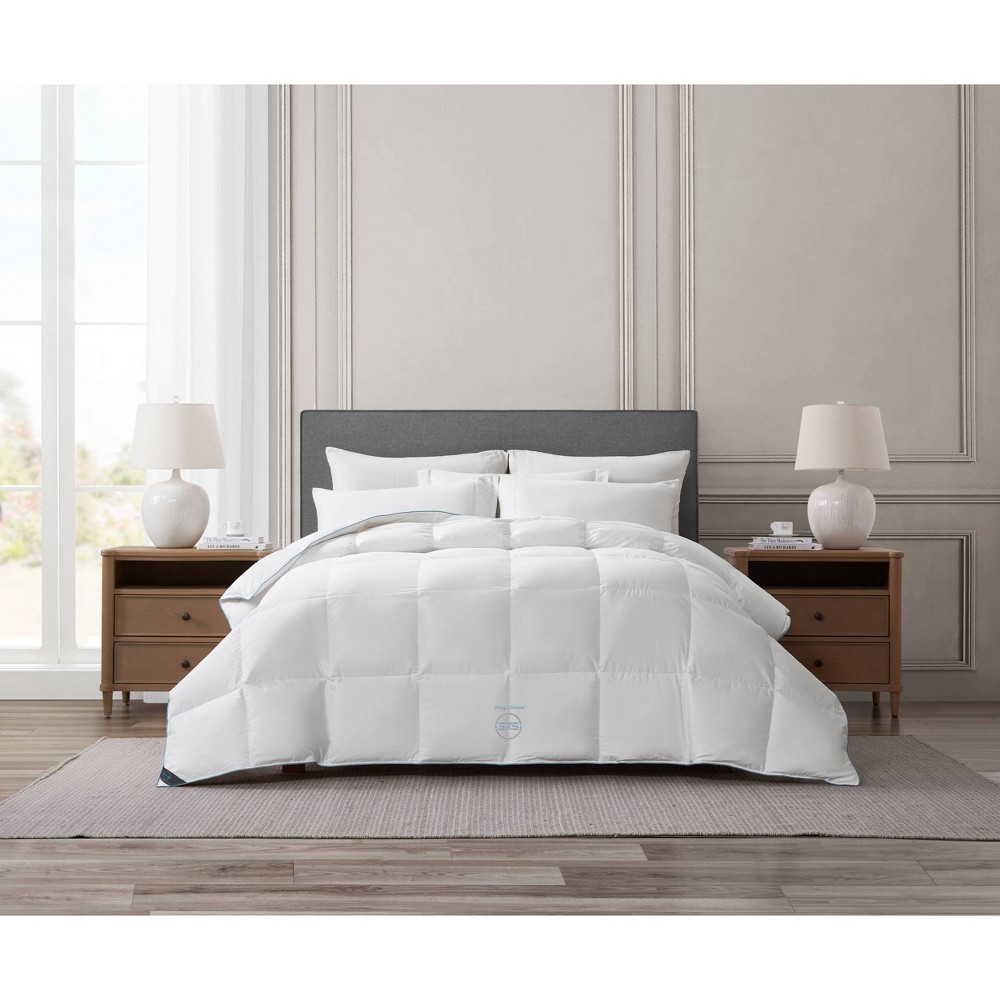 Photos - Bed Linen Sleep Climate King 300 Thread Count Down Blend Comforter: 80 Cotton, 20 Po