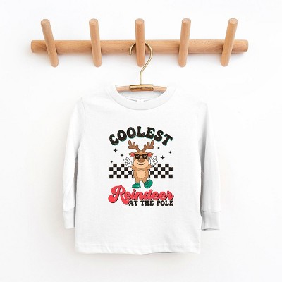 The Juniper Shop Coolest Reindeer At The Pole Youth Long Sleeve Tee