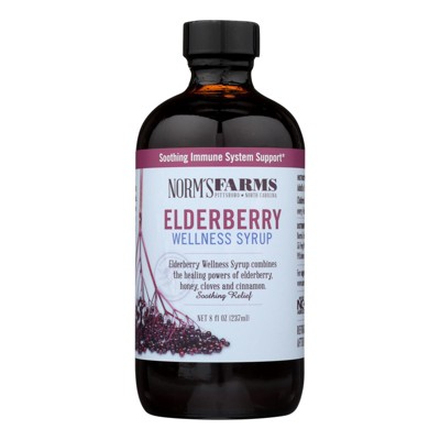 Norm's Farms Wellness Syrup Elderberry - 8 fl oz