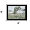 HomeRoots Green Country Morning Black Framed Print Wall Art - 3 of 4