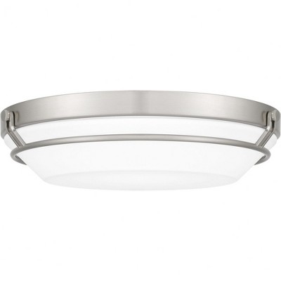 Quoizel Lighting Dunbar 1 - Light Flush Mount in  Brushed Nickel