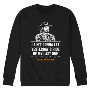 Men's - Yellowstone - Kayce Yesterdays Ride Graphic Fleece Sweatshirt - 1 of 4
