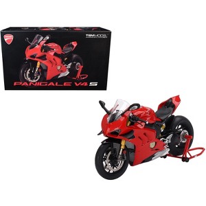 Ducati Panigale V4 S Motorcycle Red 1/12 Model by True Scale Miniatures - 1 of 4