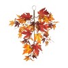 Transpac Artificial 23.62 in. Orange Harvest Changing Seasons Leaves Drop - 3 of 4