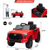 12V Ride on Truck Car, Licensed Toyota Tundra Ride on Car w/Remote Control, Battery Powered Electric Car with 4 Wheels Spring Suspension - 2 of 4