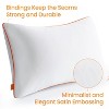 Okak Bed Pillows Set of 2, Neck Pillow with Effectively Support to Cervical Spine, Cooling Pillow with High Quality for Home&Hotel - 3 of 4