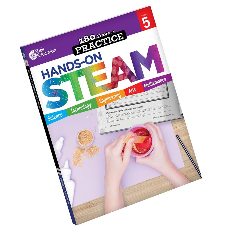 Shell Education 180 Days STEAM, Science, & Math Grade 5: 3-Book Set, 3 of 4