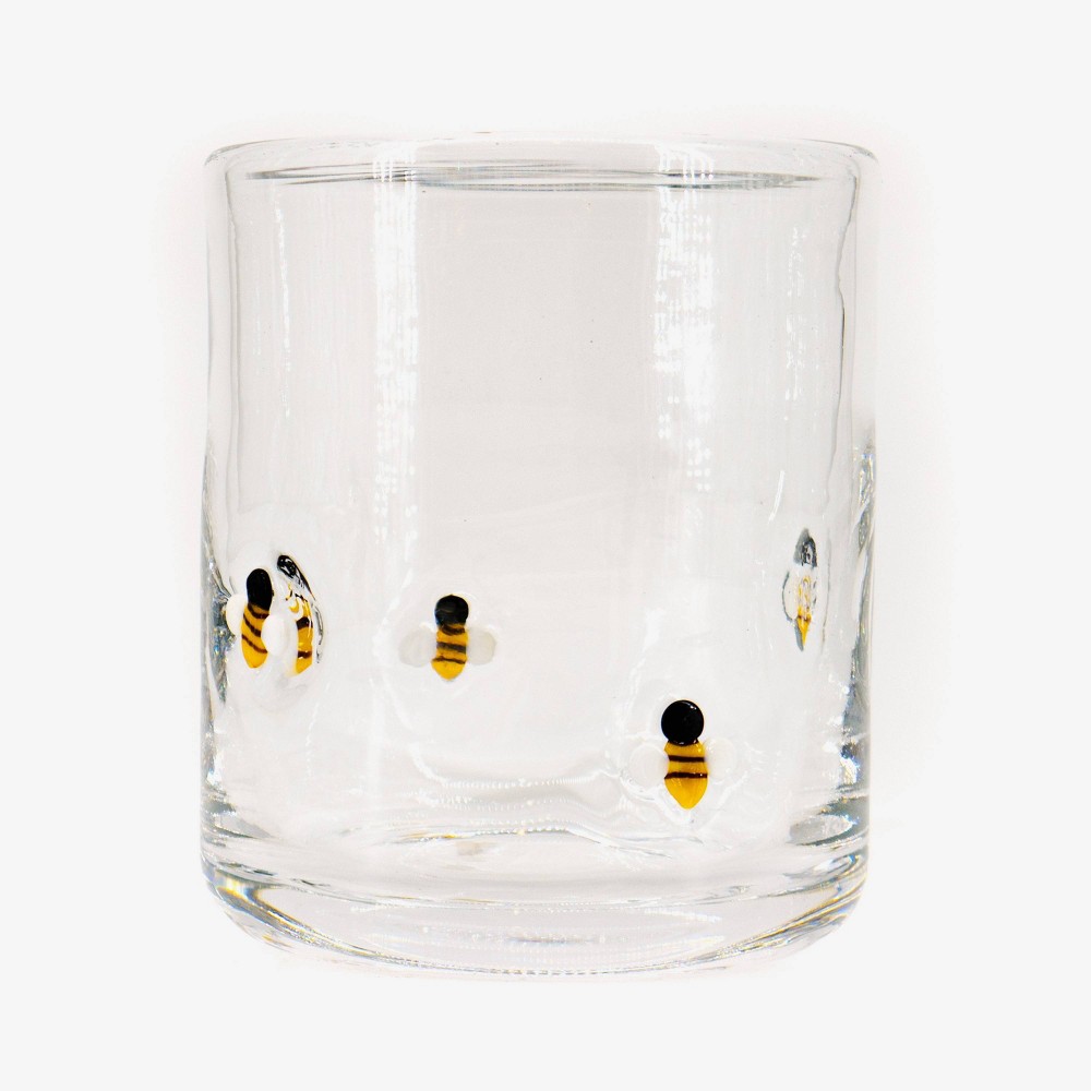 Madison Home 16 fl oz Icon Glass Honey Bees